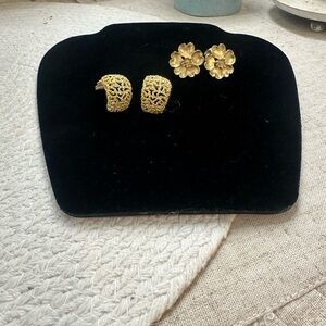 Costume clip earrings